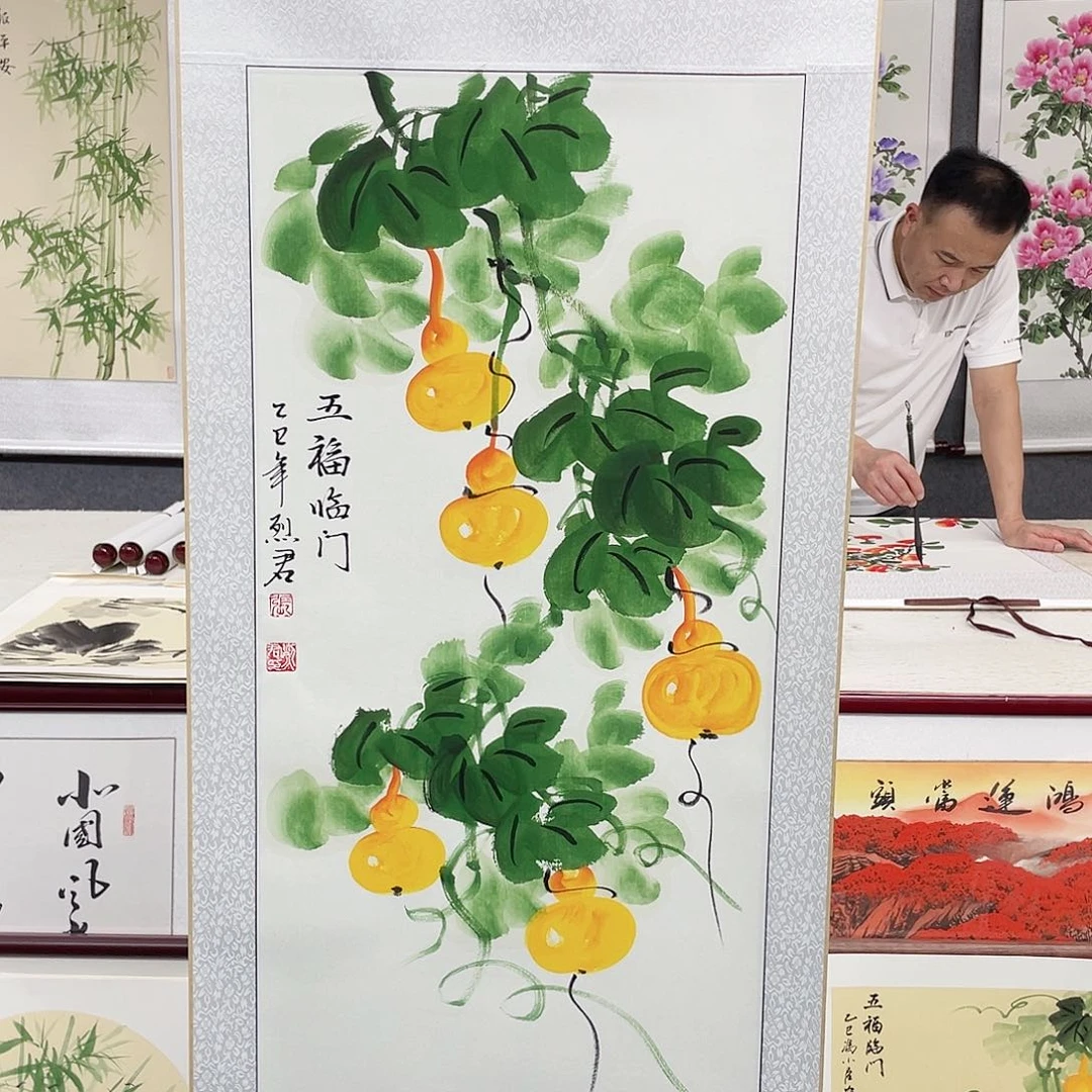 国画手绘作品手绘作品