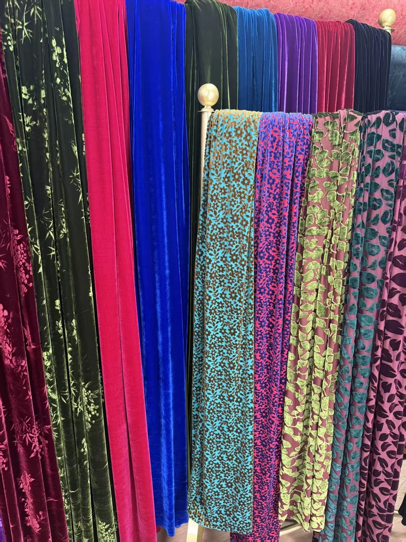 【定向链接】真丝丝绒高定面料