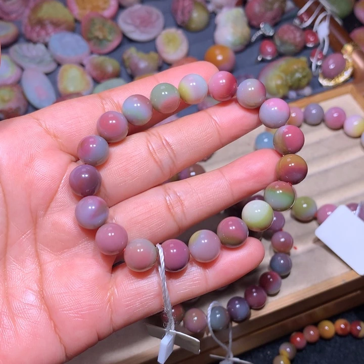 玛瑙/玉髓未镶嵌手链盐源玛瑙