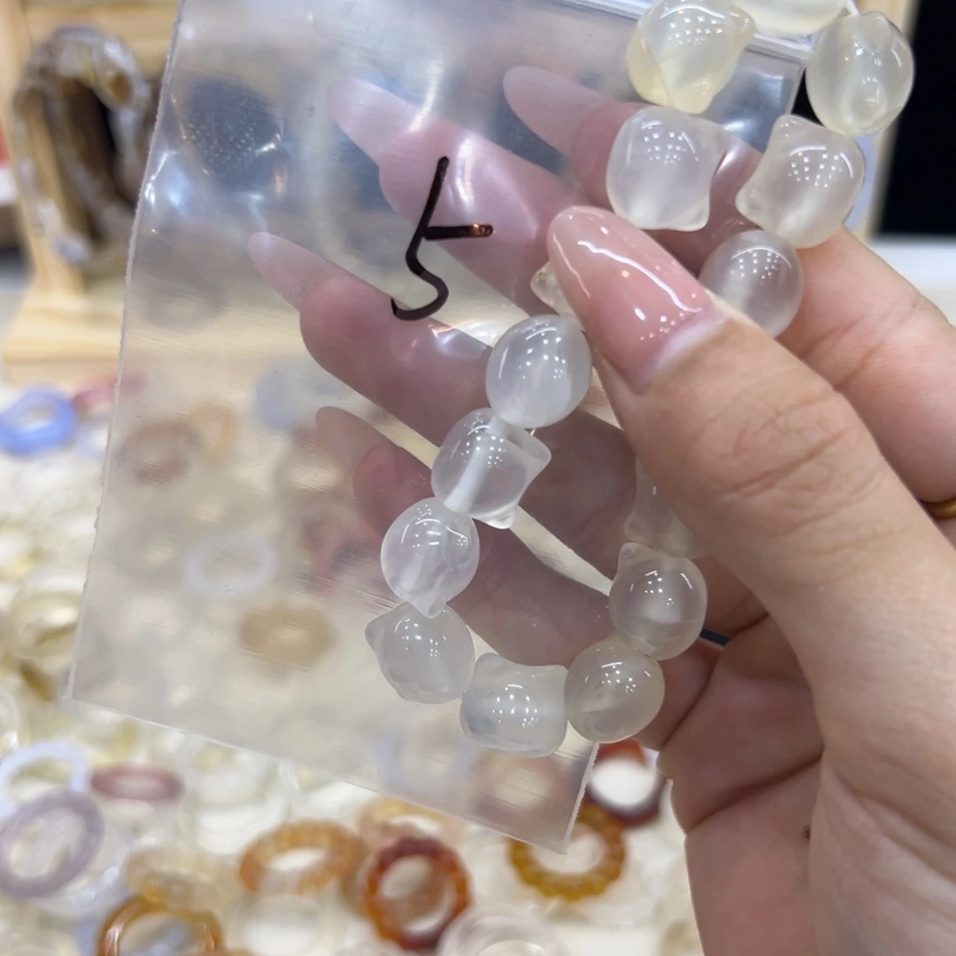 玛瑙/玉髓戒指合金5