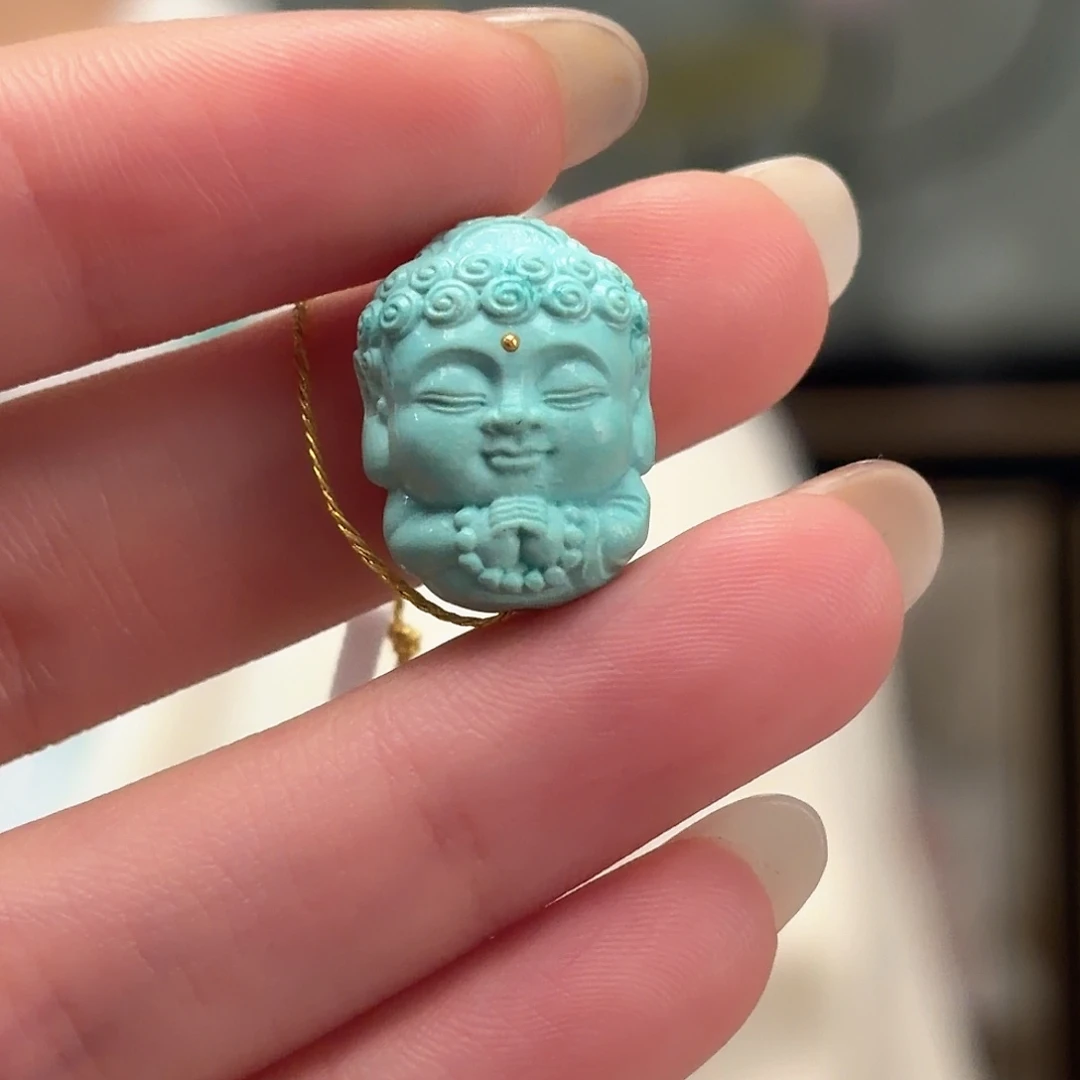 绿松石未镶嵌颈饰