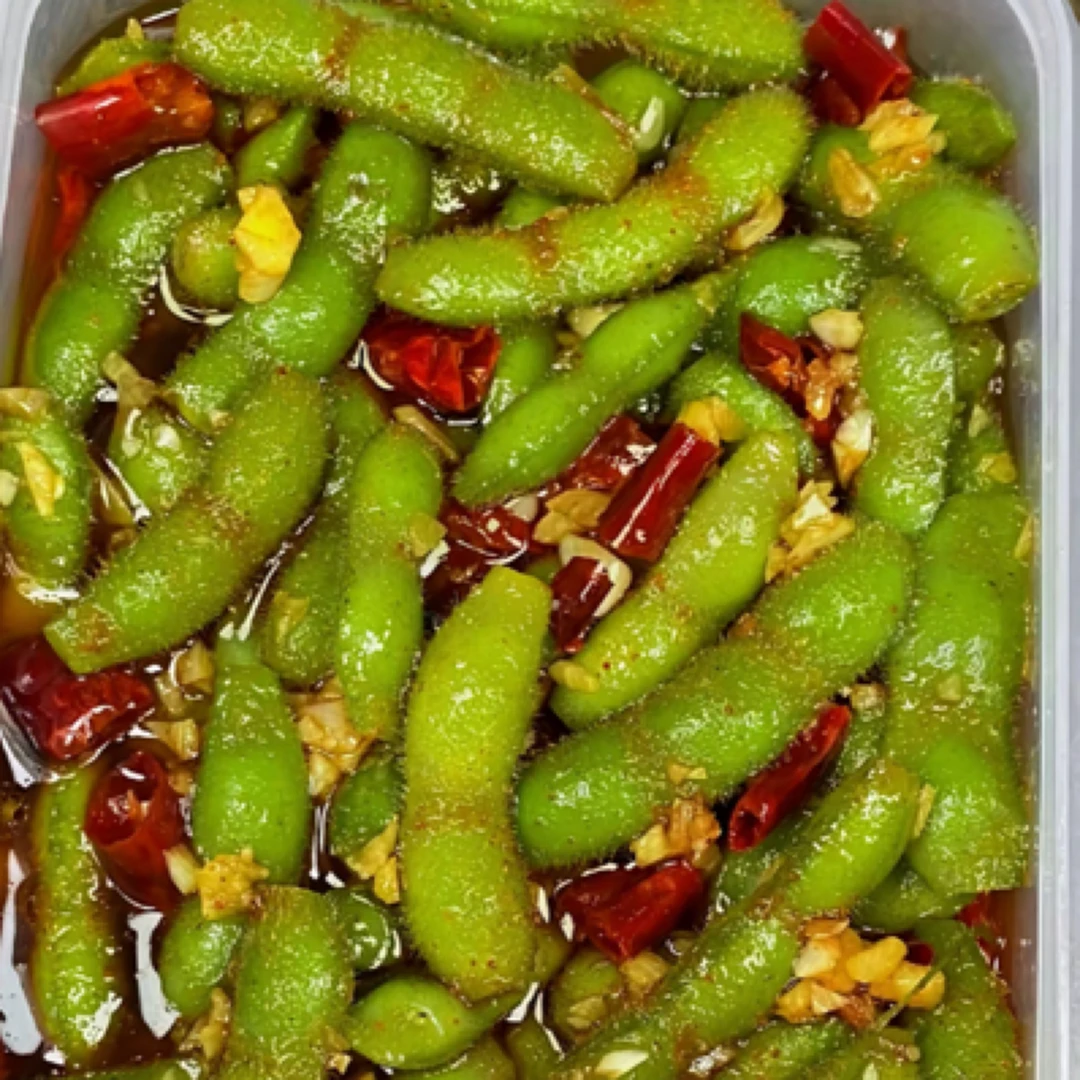 蒜泥水煮毛豆（外摆直接下单）毛豆同城送毛豆同城配