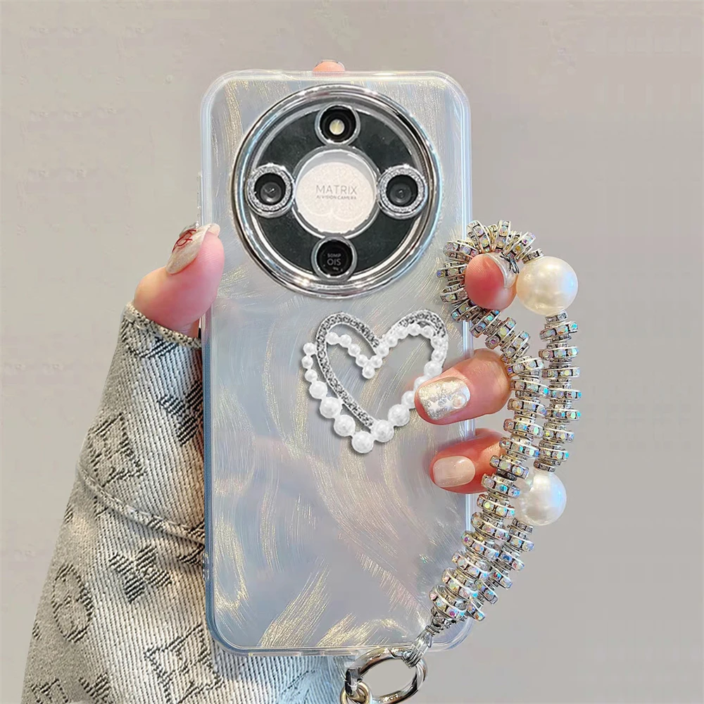 适用荣耀x70手机壳新款女mtn一an00带镜头膜简约高级感70全包防摔