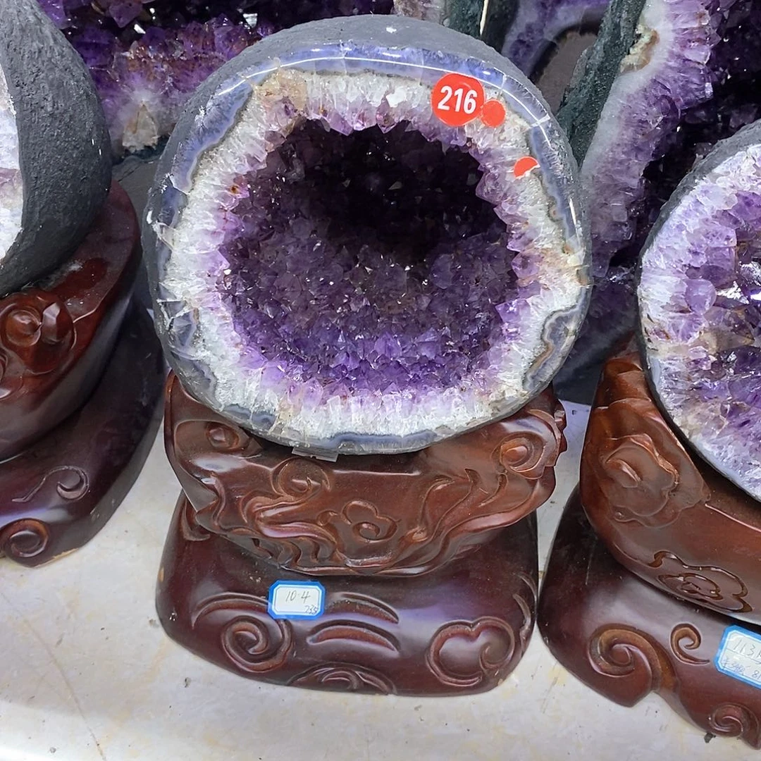 未镶嵌大型摆件（非配饰）紫晶莹