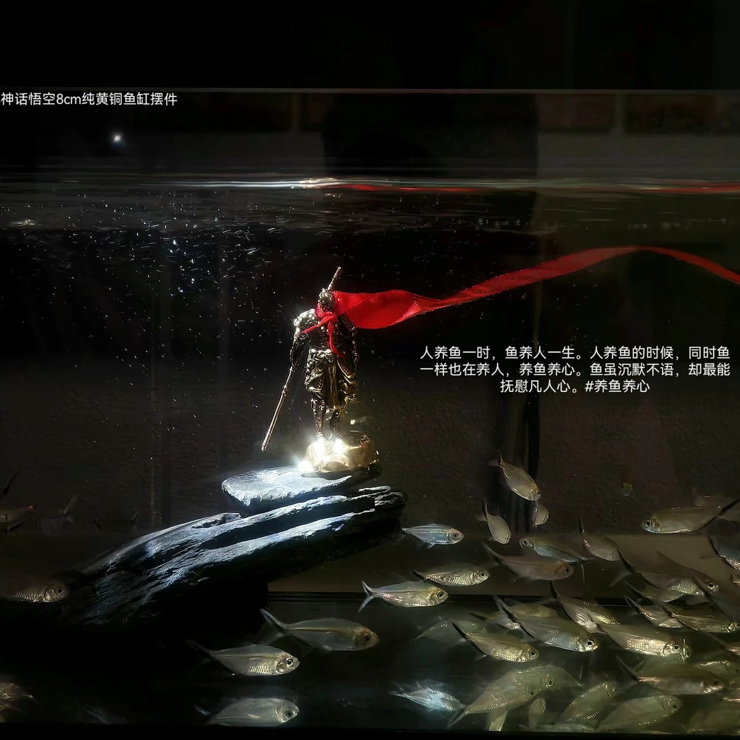 黑神话孙悟空桌面小摆件齐天大圣斗战胜佛鱼缸造景茶宠装饰工艺品