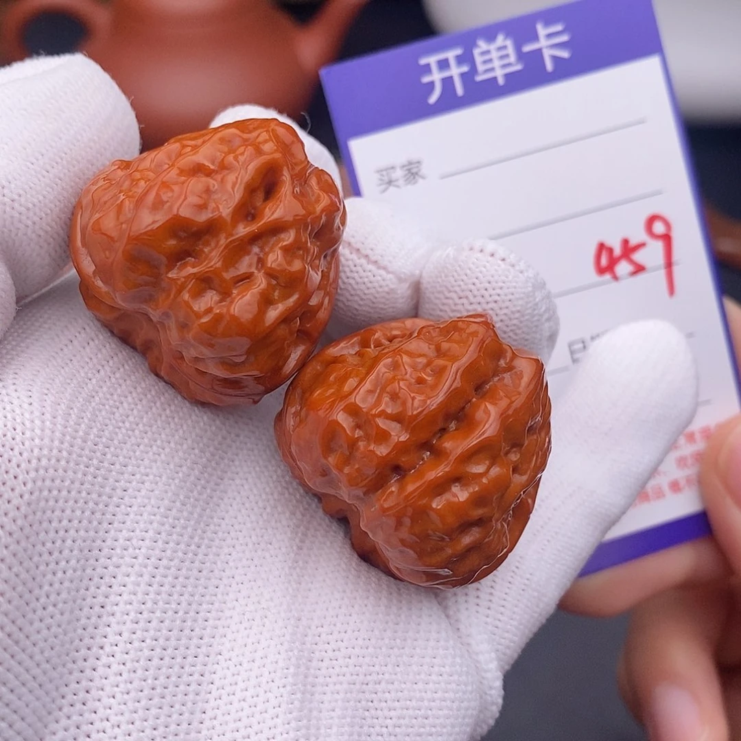 文玩核桃把件34蛤蟆头459