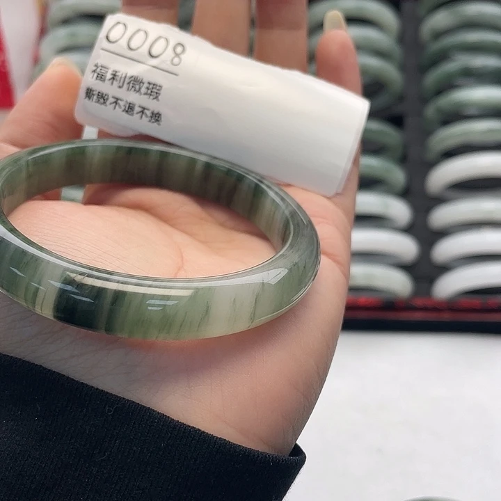 石英质玉未镶嵌手镯0008