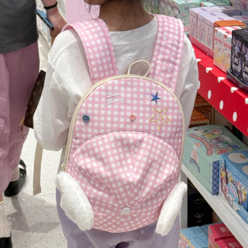 mingdiandian小众设计户外出游棒球帽双肩包通勤轻便休闲书包