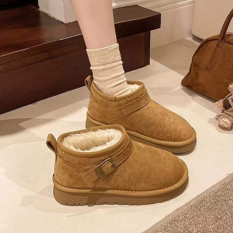 382-XZ  新款时尚短筒雪地靴