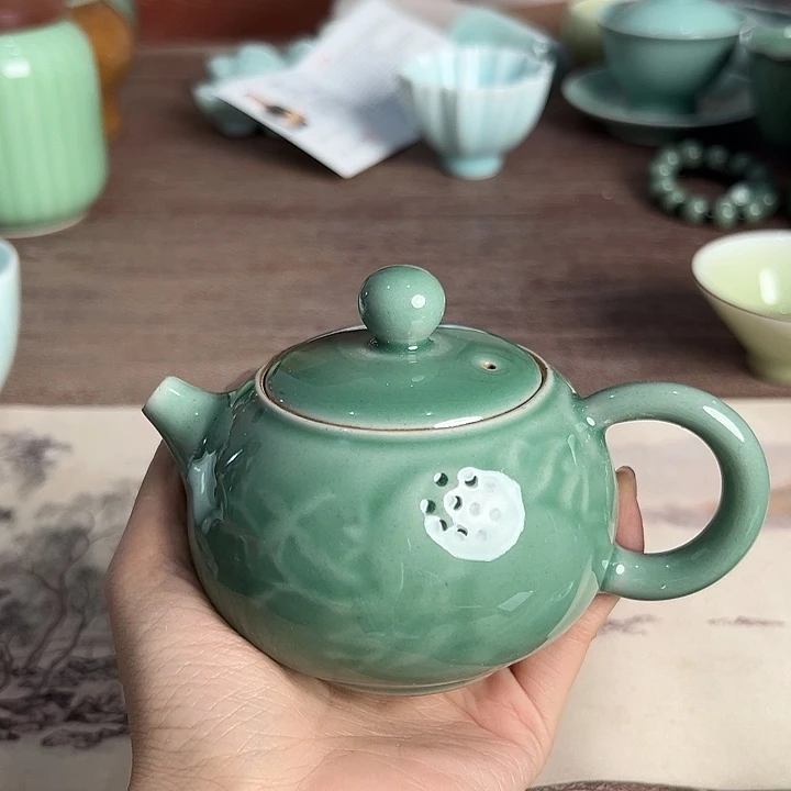 小米茶器龙泉青瓷