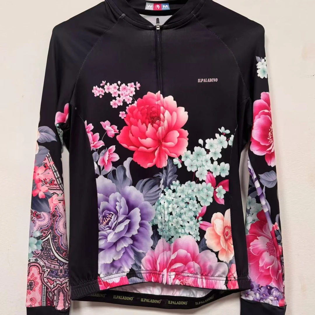 XK 892【黑牡丹牛奶丝骑行服】自行公路车ILPALADINO专业版骑行服