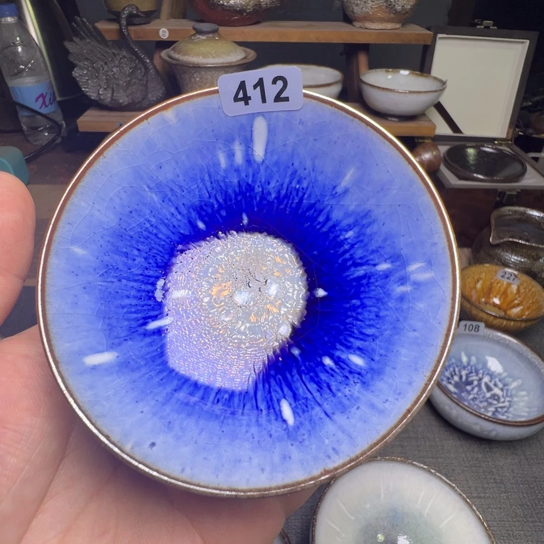 茶盏边***?纯手工建盏412号
