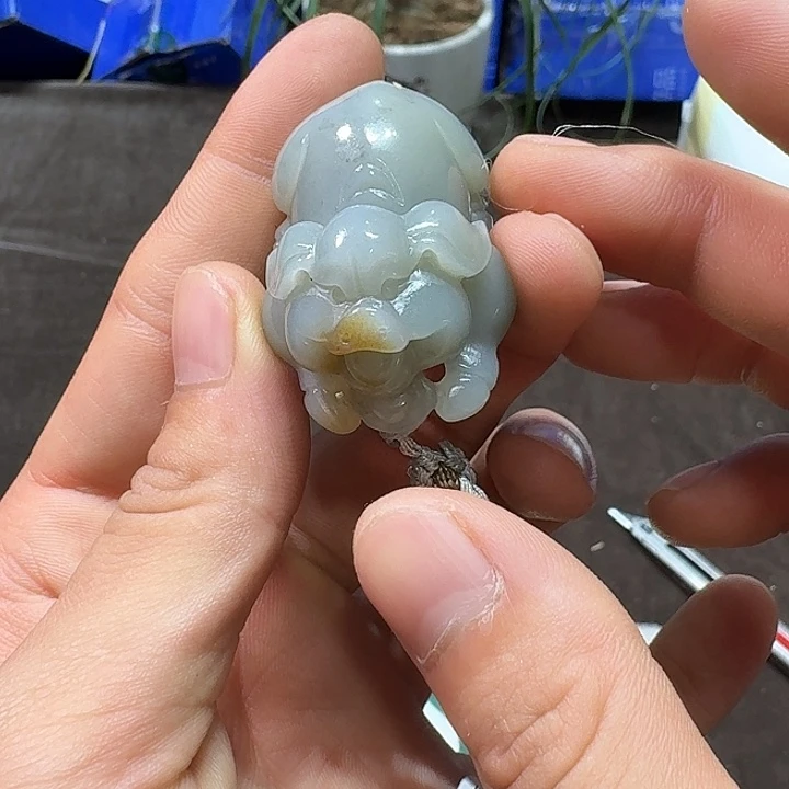 未镶嵌和田玉（糖玉）车挂