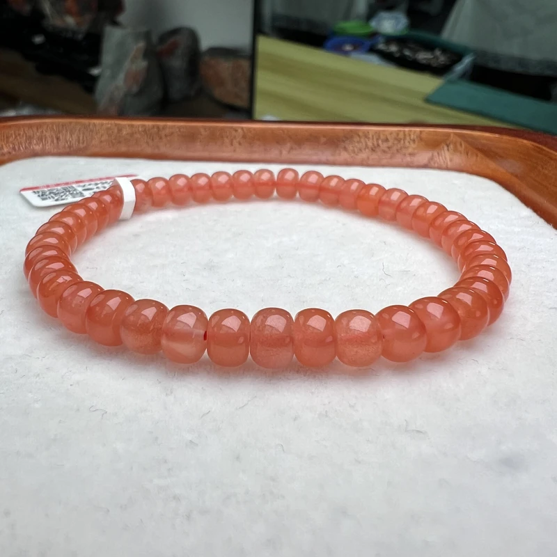 【小刘南红】保山南红滴水洞老型单圈  6mm    多样性发一