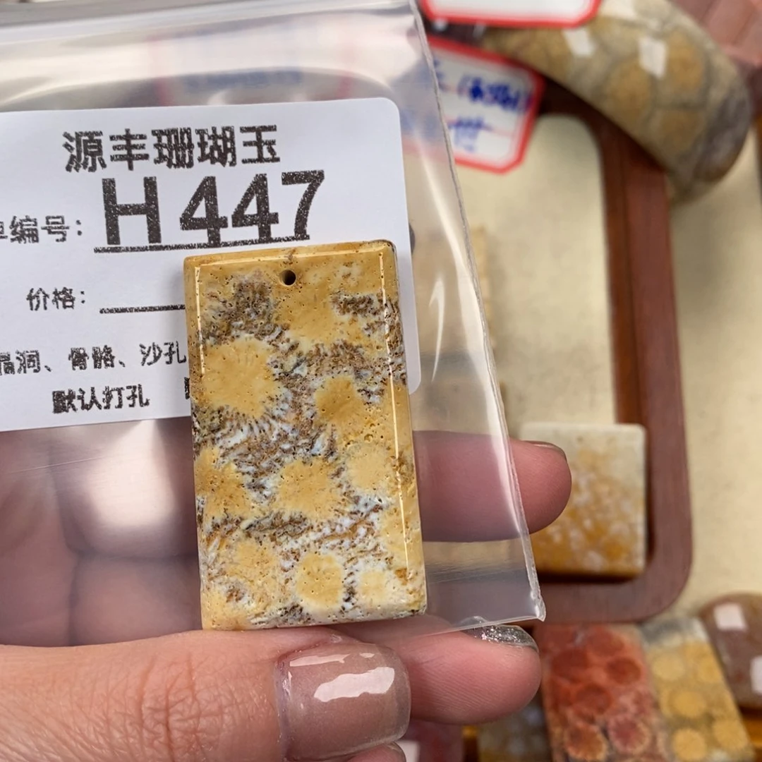 硅化玉颈饰未镶嵌n***1