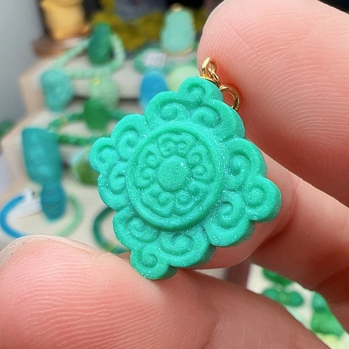 绿松石未镶嵌主播万珍