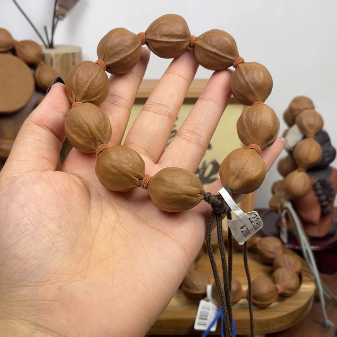 邪***泯橄榄核手串/手链22.5*26梅林铁核