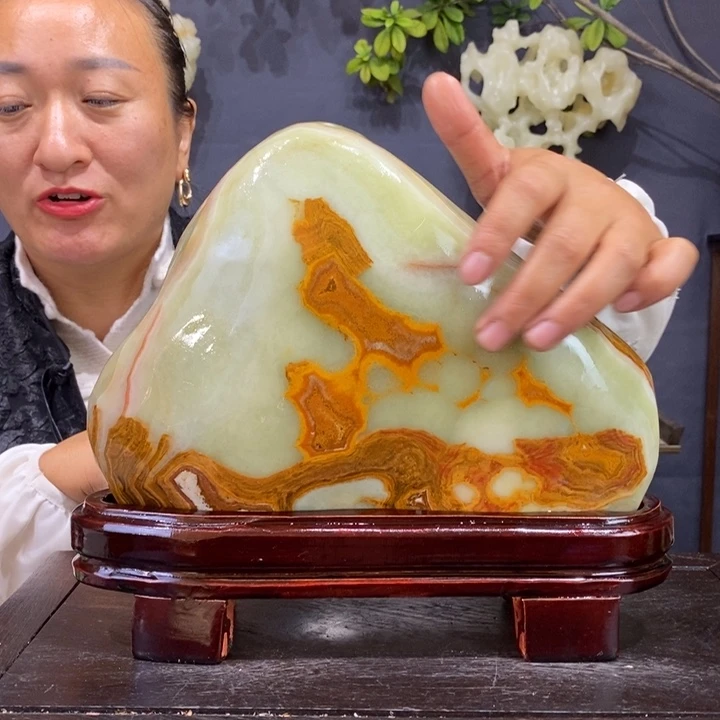 石材精品古青石摆件