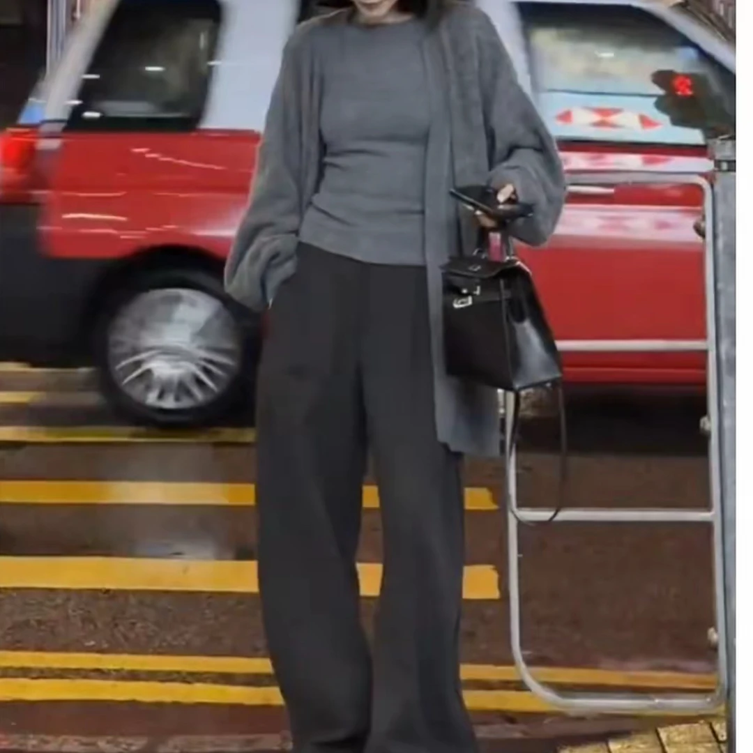 宽松型百搭复古时尚气质优雅大方女装套装