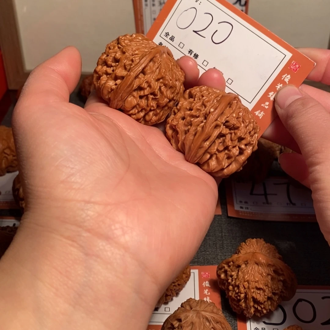 把件文玩核桃45四座楼020