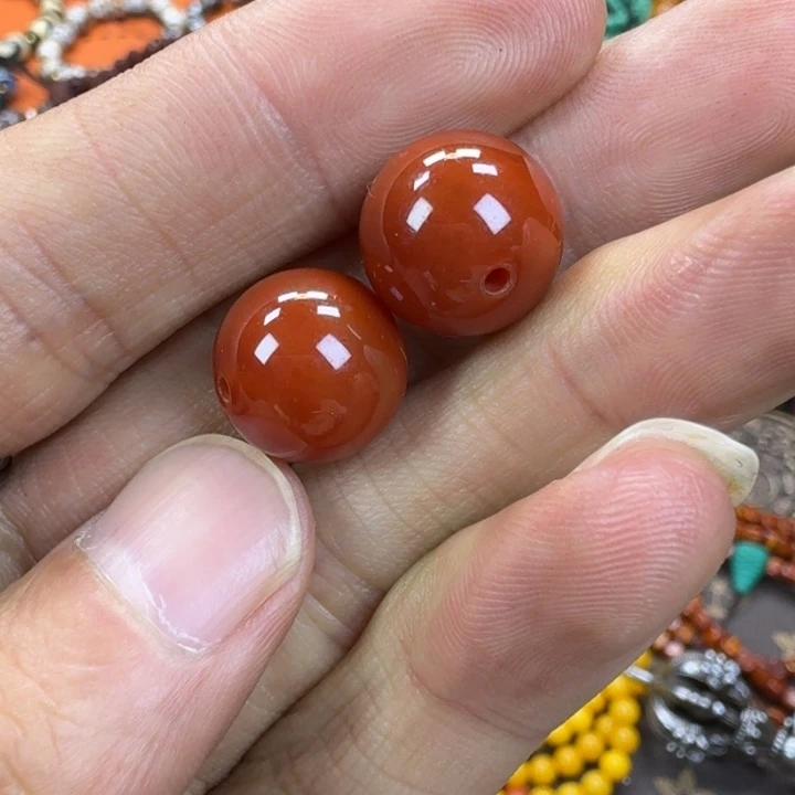 南红玛瑙未镶嵌手链
