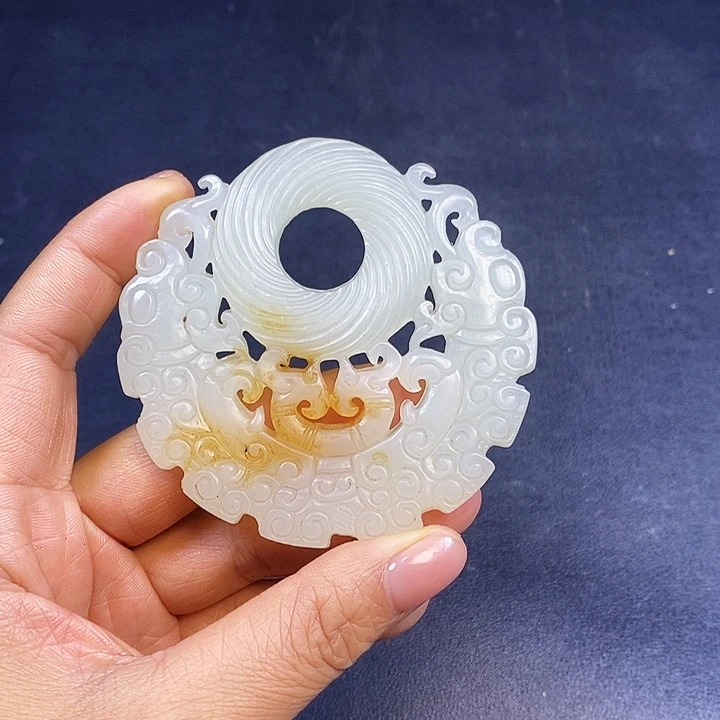 白玉菩提把件精选