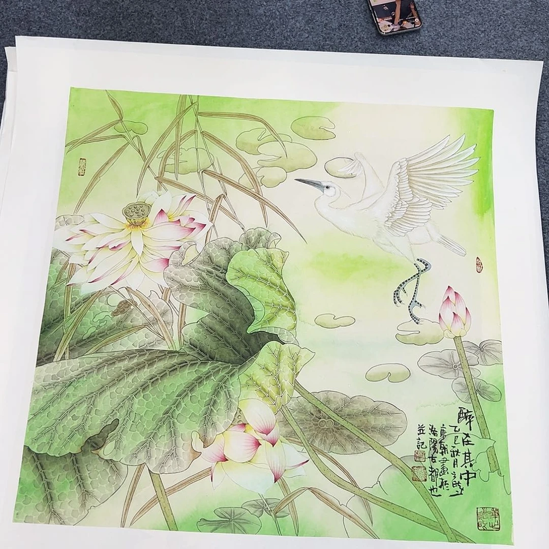 国画纯手绘作品欣赏