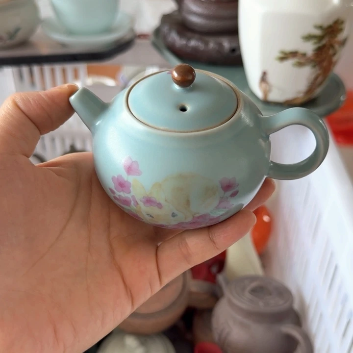 微瑕陶瓷茶具茶杯茶壶