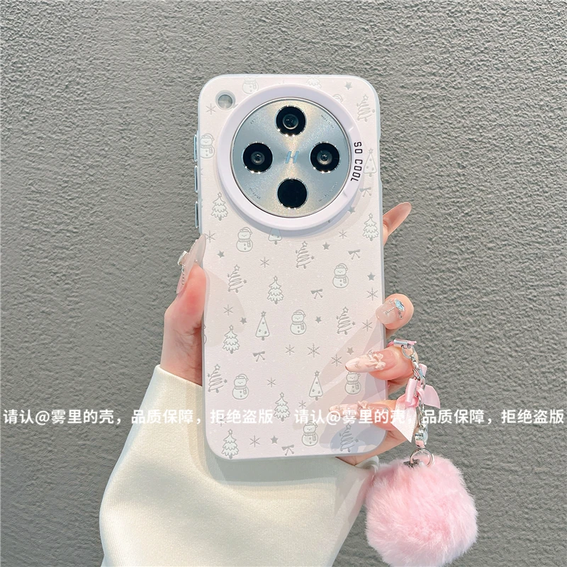 磨砂彩银适用苹果17/iPhone/华为荣耀/OPPO/VIVO/小米手机壳保护