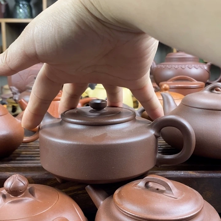 紫砂茶壶静**深原矿紫砂壶