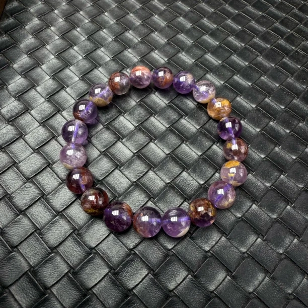 天然满矿紫幽灵单圈手串-Y321多样性发其一