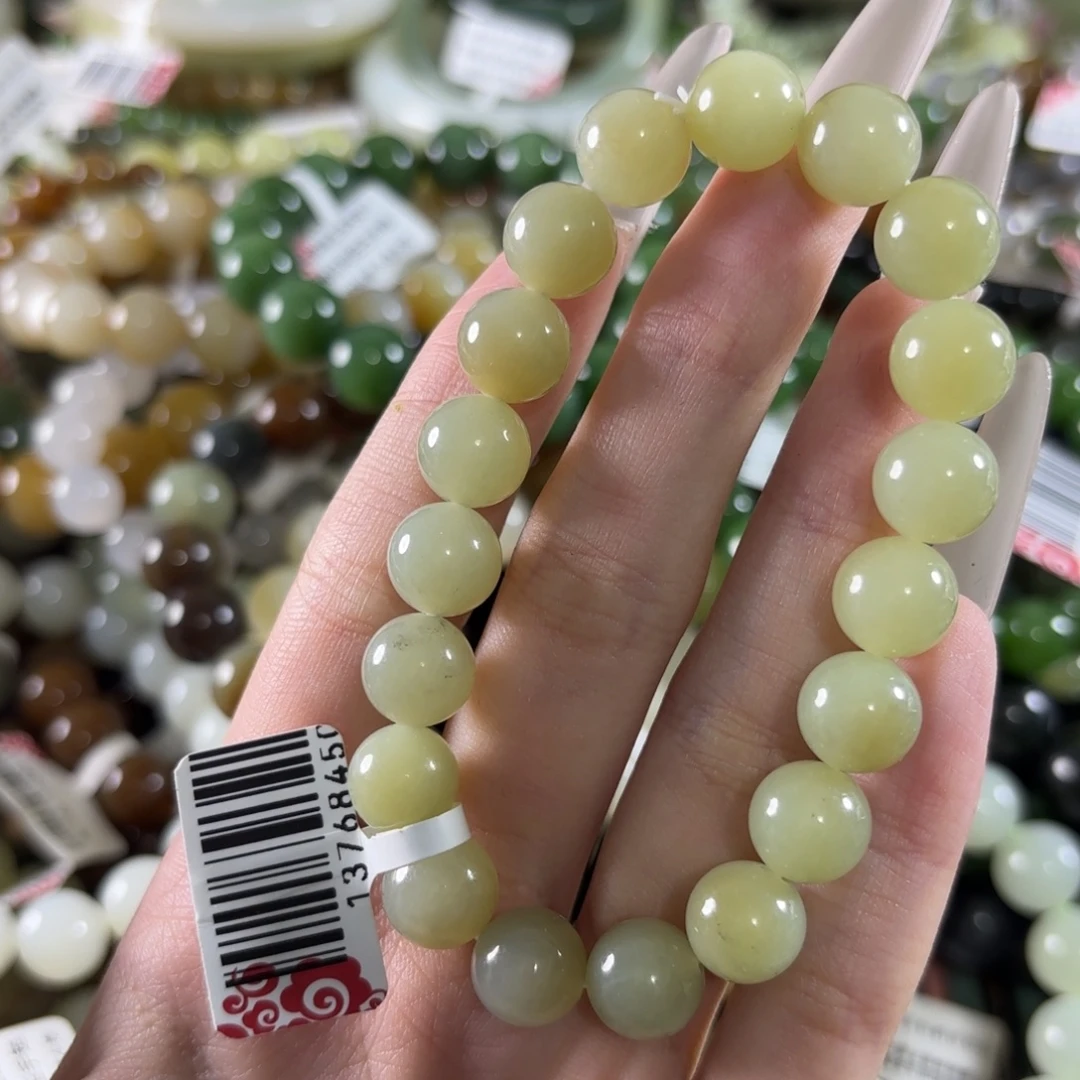 和田玉未镶嵌手链36