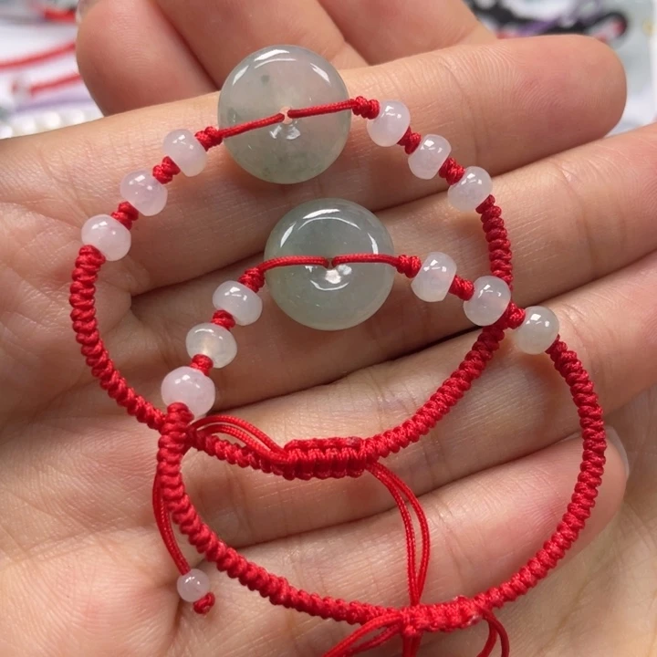 翡翠未镶嵌手绳多样性发一