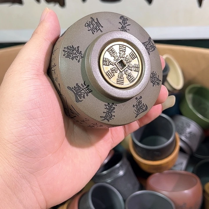 茶杯紫砂全手工紫砂主人杯