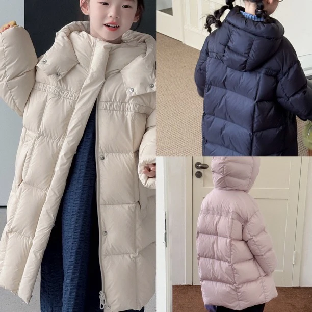 2025 童装儿童男女童中童杜邦三防冬款羽绒服  8094