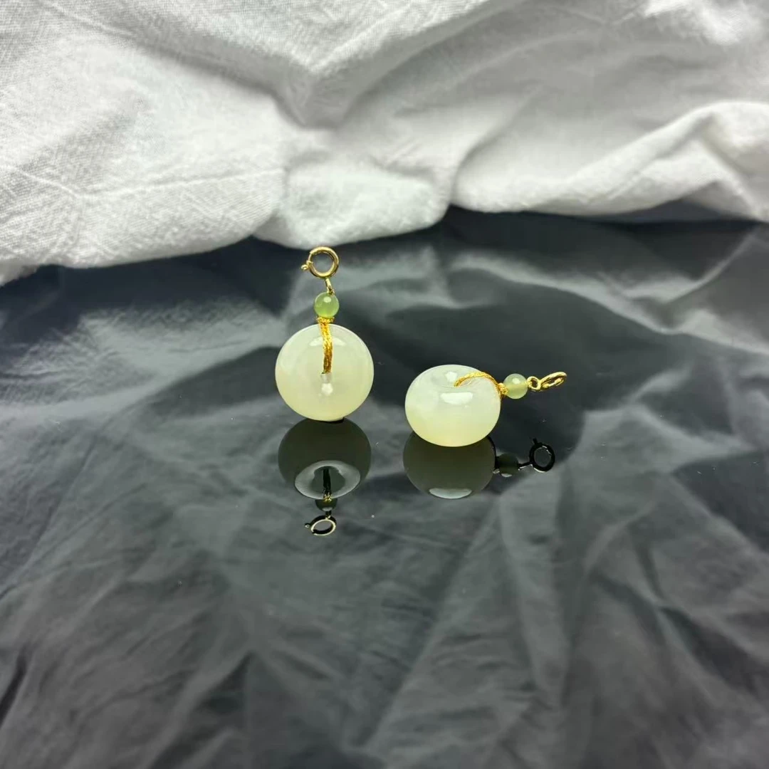 和田玉平安扣吊坠【小北质检】ZJH203Z109多样性发一