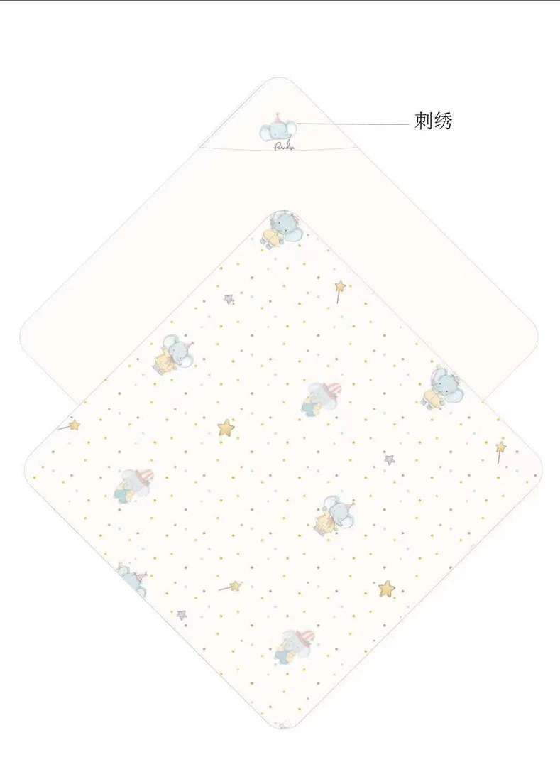 【贝瑞拉波点产房抱被】新生儿产房包被幼儿宝宝待产柔软抱被