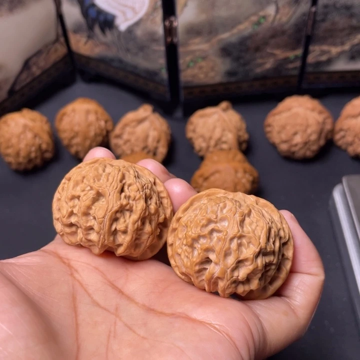 把件文玩核桃38苹果园