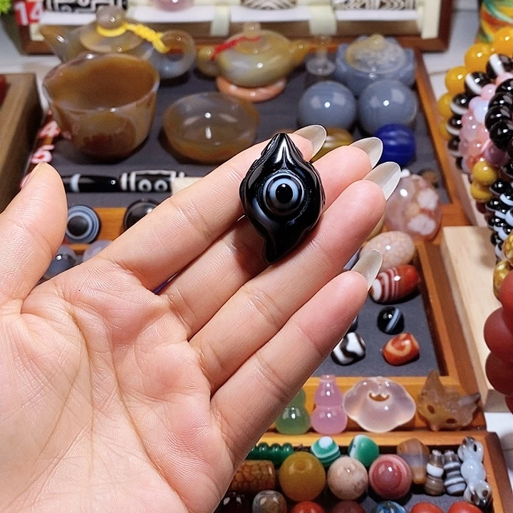 *****玛瑙/玉髓合金珠宝半成品