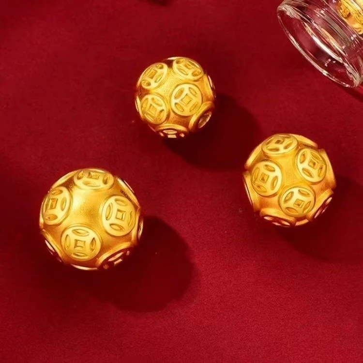 饰品祥云珠手工DIY转运珠六字真言男女款金钱隔珠手绳饰品手链