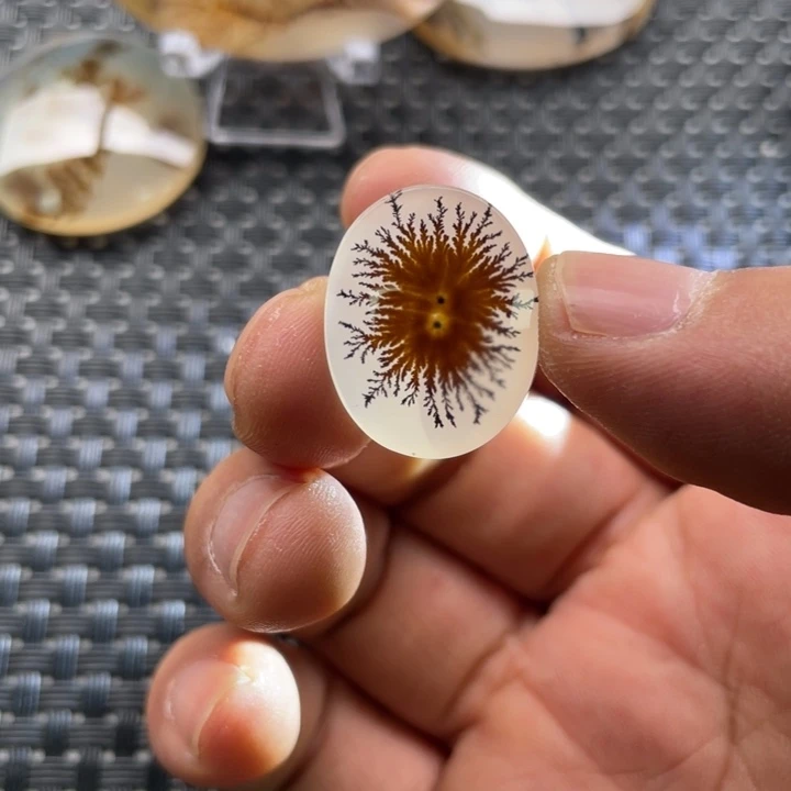 燕***子玛瑙/玉髓未镶嵌颈饰