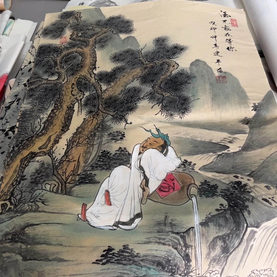 国画ZH精品手绘单幅任发