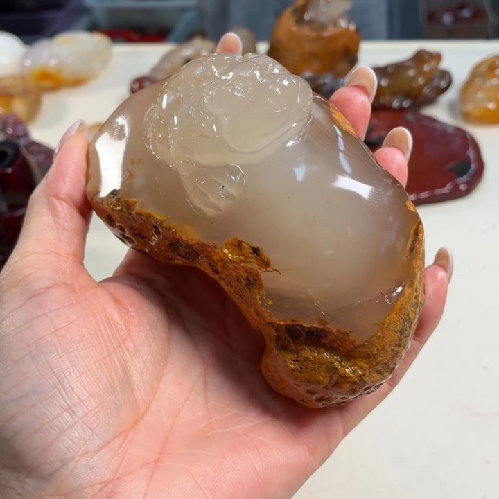 未镶嵌吊坠(不含链)玛瑙/玉髓