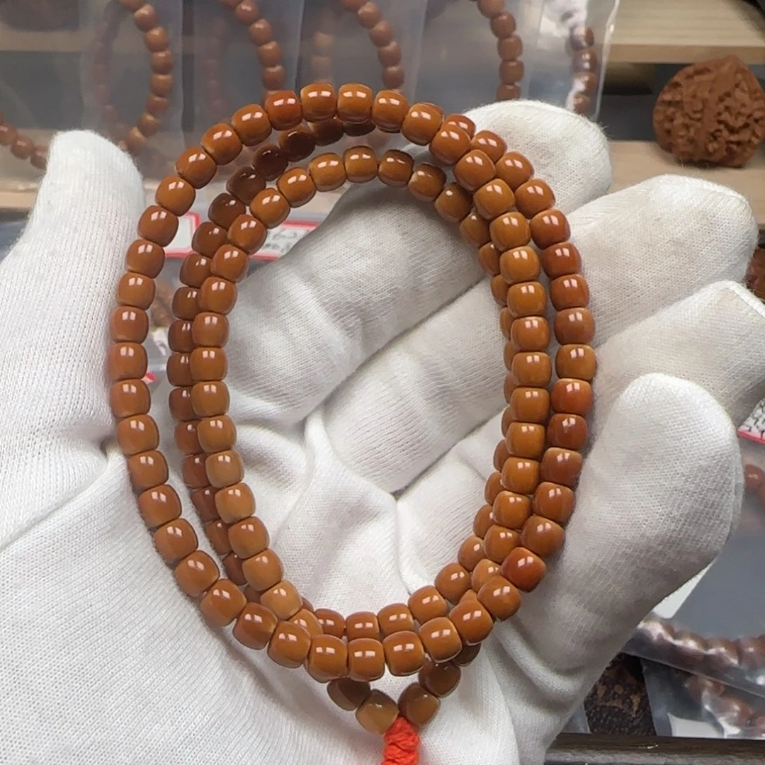 手串橄榄核老挝长串极限弧三花5.8mm