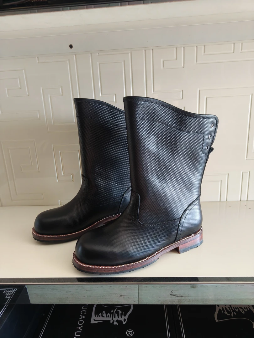 721-3香牛皮手工牛皮底男士单马靴户外靴骑士靴工作靴原创靴