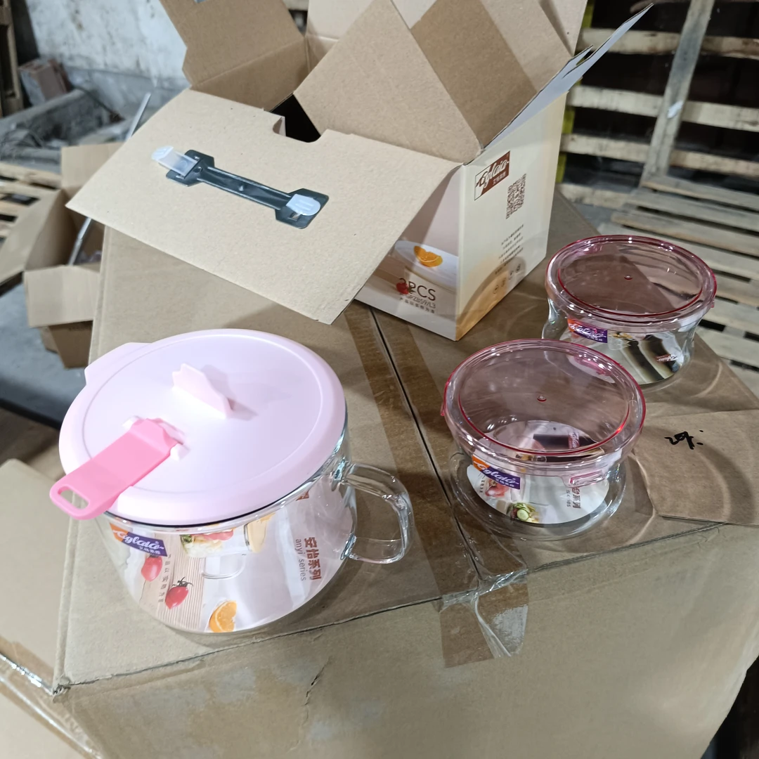 泡面碗/双保鲜盒/组合/玻璃工厂