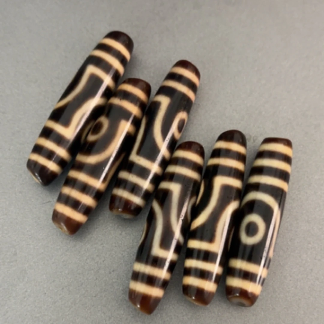 严选玛瑙珠-上肯牙黄如意2眼-拍一发一（可编绳）