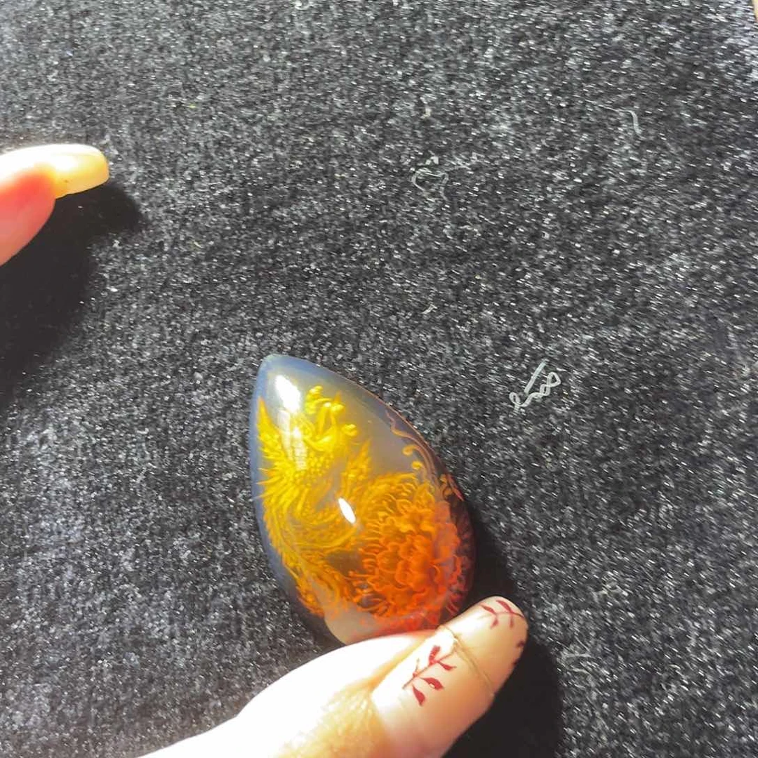 蓝珀珠宝奇石未镶嵌