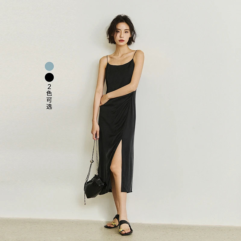 【一秒入夏】【商场同款】LILY夏新款女装法式吊带连衣裙124200C7570