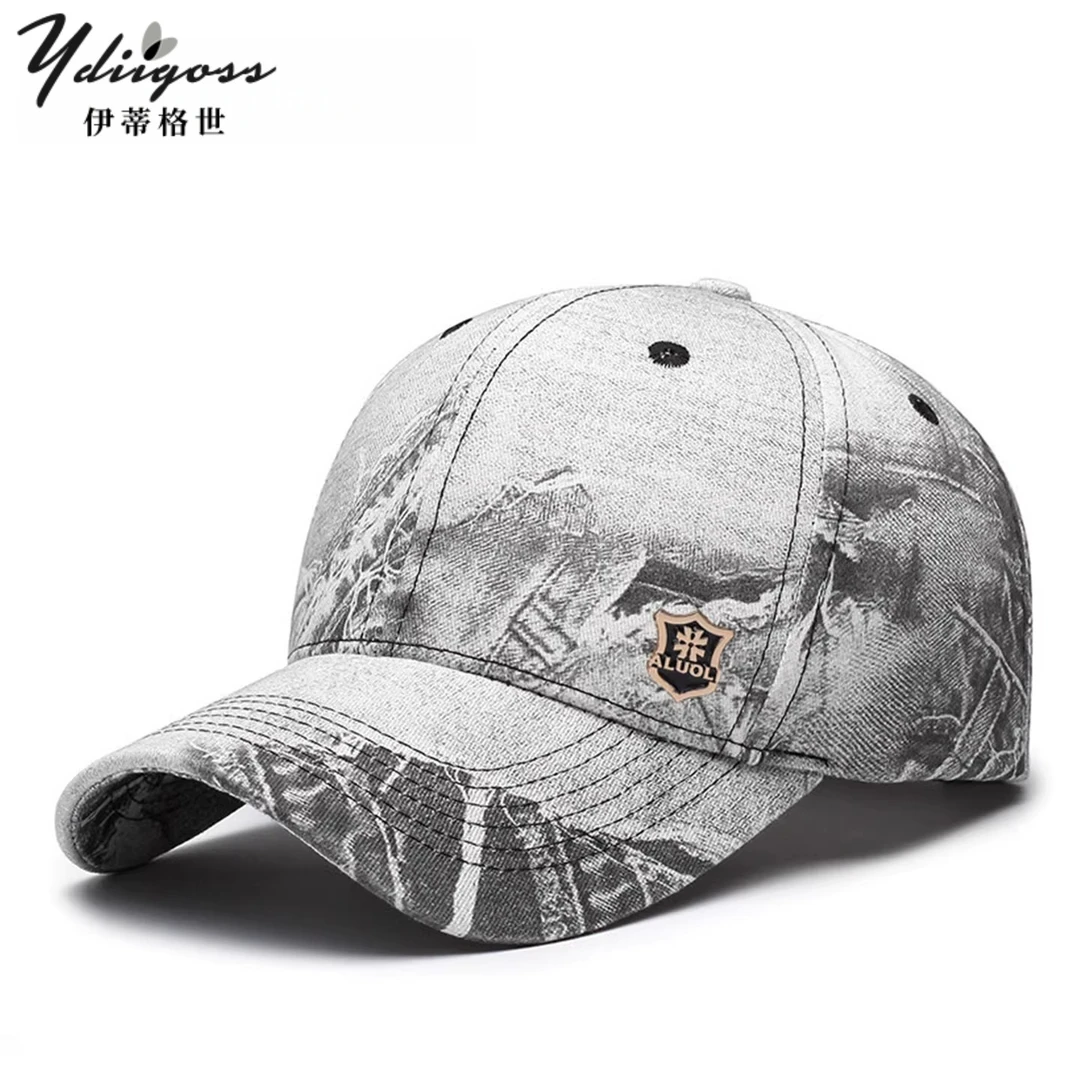 YDIIGOSS鸭舌帽植物水洗印染防紫外线吸湿排汗圆顶防晒遮阳棒球帽